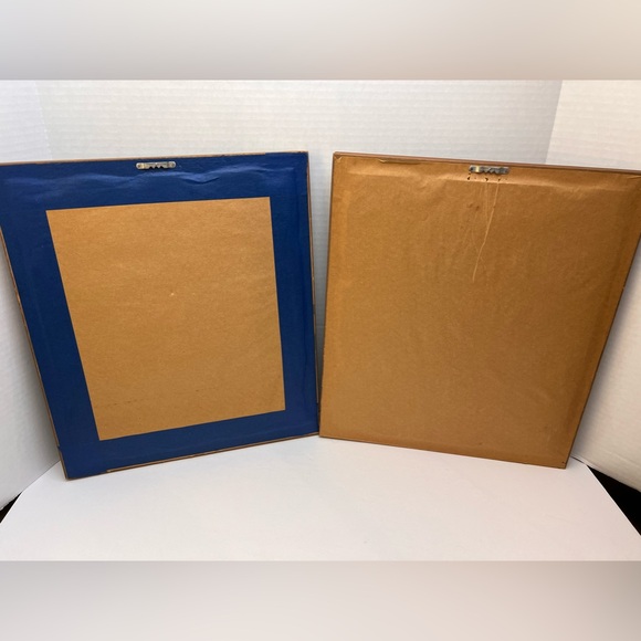 Clown Prints by Jon Rigsby Set Of 2 Blue & Maroon Matted w/Gold Frames Sad/Happy - Picture 7 of 7